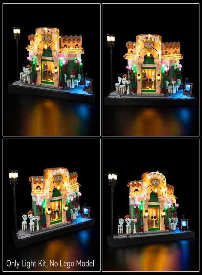 Kyglaring طقم إضاءة LED من Kyglaring متوافق مع مكعبات بناء مقهى ليغو الفرنسي 10362، ملحقات إضاءة مطورة لمجموعة نماذج ليغو 10362، مصابيح فقط، إصدار كلاسيكي - Image 5